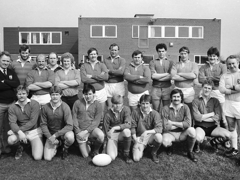 Trish Pointer recognised Corby 1st XI rugby team from 1984. She said: "Some are no longer with us sadly, my brother Steven and cousin Billy being two."
Richard Porch, Tony Bepp, Alan Clarkson, Steve Richards, Tim Head, Robin Blades and Andy Key were also named