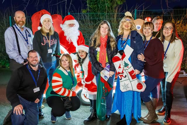 Greatwell Homes and Hatton Rotary spreading Christmas cheer on the Kingsway estate
