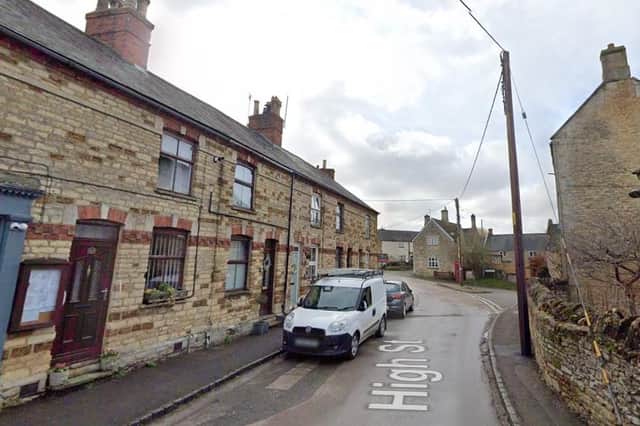 The incident took place in High Street, Gretton. Image: Google