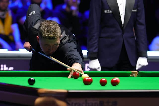 It's been a decent season on the table for Kyren Wilson but a tough time off it for him and his young family in recent months. Picture courtesy of World Snooker Tour