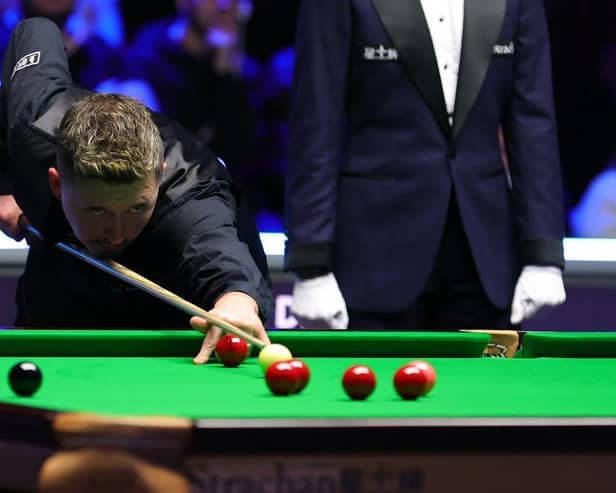 It's been a decent season on the table for Kyren Wilson but a tough time off it for him and his young family in recent months. Picture courtesy of World Snooker Tour