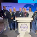 Northamptonshire NEU members at the union's conference. Image: Submitted.