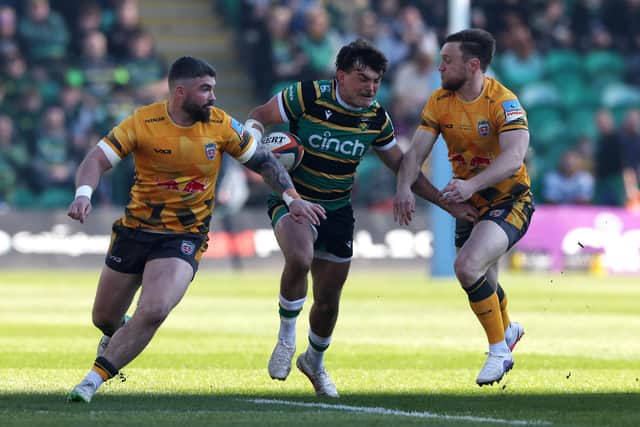 George Furbank in action for Saints against Newcastle (photo by David Rogers/Getty Images)