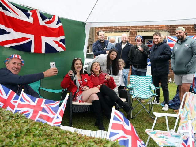 Gretton, Kirby Road, Queen's Platinum Jubilee, street party and celebration