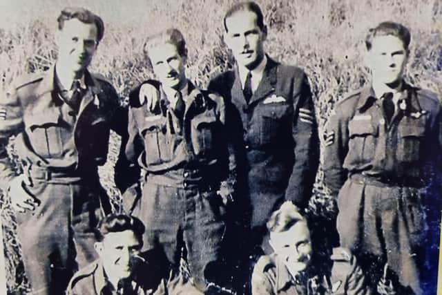 The crew of Wellington Bomber HF570