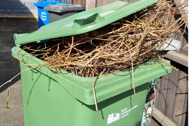 Subscription service garden waste bin collections across North Northants Council area.