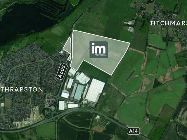 IM Properties planned development sits between Thrapston and Titchmarsh/IM Properties