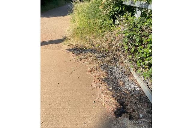 Some of the damage caused by the suspected arson attacks (Pic credit: Northants Police)