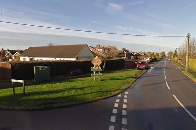 Two horses were reported running loose in Newton Road, Rushden today (Wednesday)