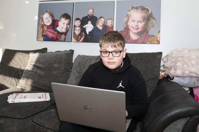 Bailey Wilson working from home/National World