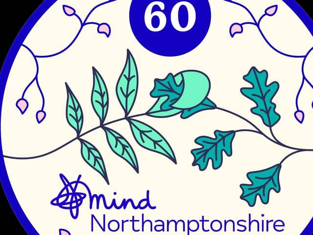 Northamptonshire Mind's 60th Anniversary Logo