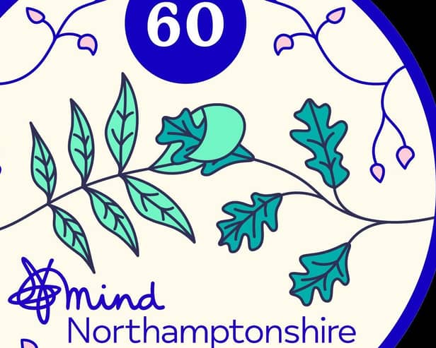 Northamptonshire Mind's 60th Anniversary Logo