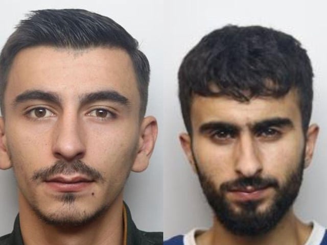 Two of the most wanted men in Northamptonshire right now.