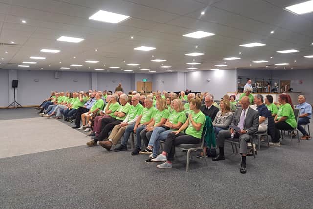 More than 100 members of the public were in attendance.
Credit: Nadia Lincoln LDRS