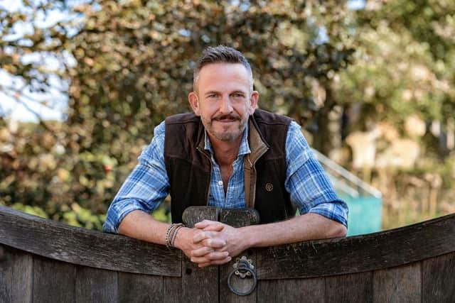 BBC Gardeners' World presenter Nick Bailey, the headline show garden designer at BBC Gardeners' World Live