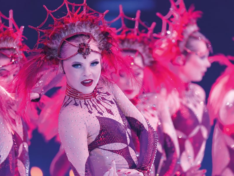 The spectacular Hot Ice show at Blackpool Pleasure Beach Resort