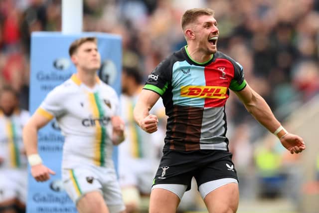 Luke Northmore scored twice for Harlequins (photo by Alex Davidson/Getty Images)