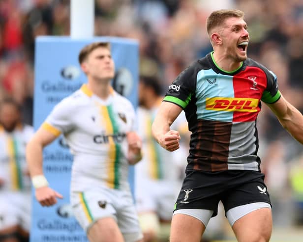 Luke Northmore scored twice for Harlequins (photo by Alex Davidson/Getty Images)