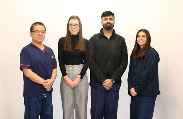 Lakeside Research Doctors: From left: Dr Rex Sarmiento, Dr Sophie Reiter, Dr Amardeep Heer and Dr Gavriella Levinson.