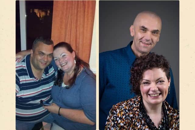 Before and after for Daniel and Sarah Wilkins of Rushden