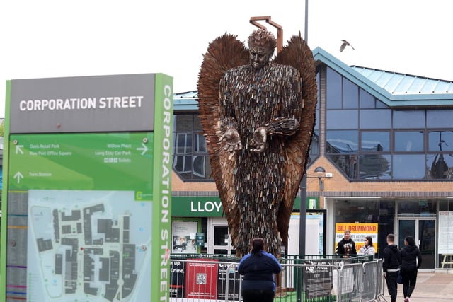 There will also be an extensive schools engagement programme across the district and workshops during the time of the Knife Angel visit
