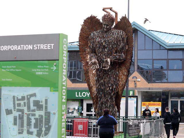 There will also be an extensive schools engagement programme across the district and workshops during the time of the Knife Angel visit