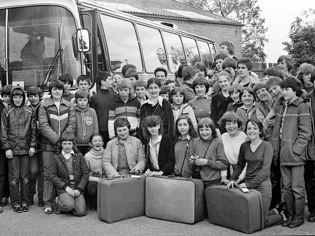 Bishop Stopford School students on a trip to Germany 1980