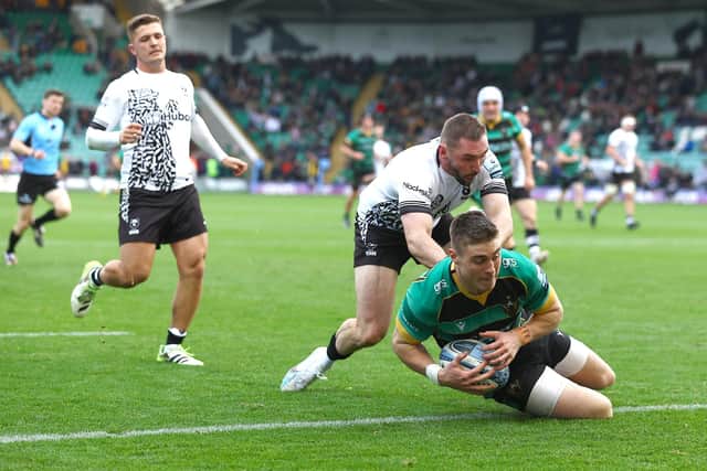 Tommy Freeman bagged the bonus-point try for Saints (photo by Peter Nicholls/Getty Images)