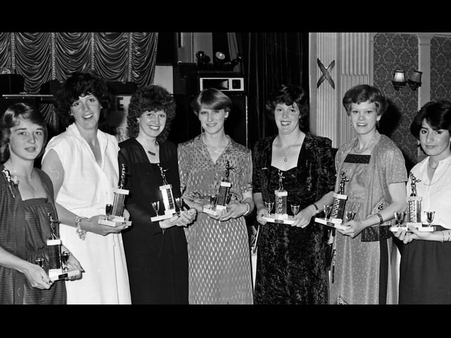 1981 Kettering Netball League presentation