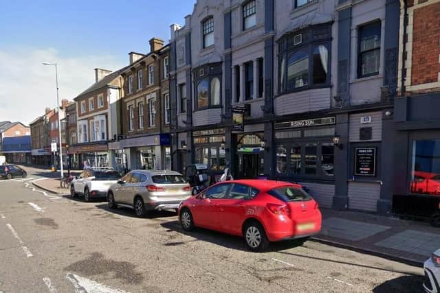The incident took place outside the Rising Sun in Kettering