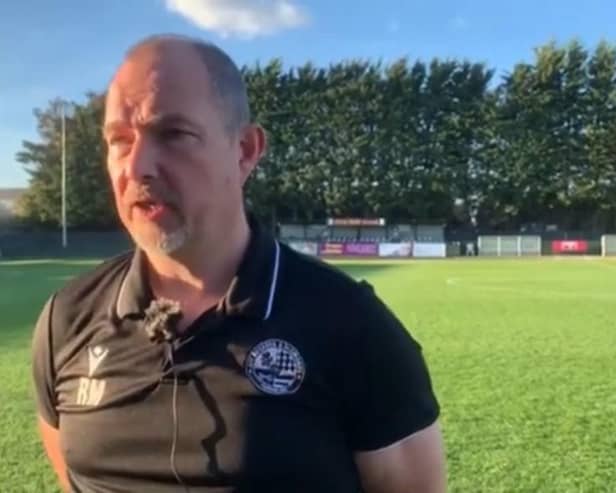 AFC Rushden & Diamonds boss Richard Maxwell