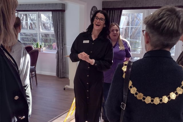 Staff were delighted to show guests around the refurbished care home