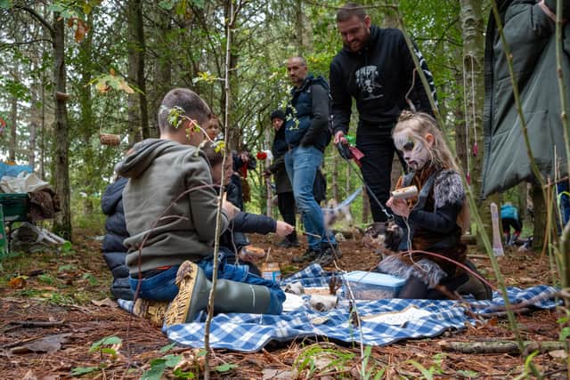The Save Weekley Hall Wood campaign family fun day was a success. Picture by Simon Eppey.