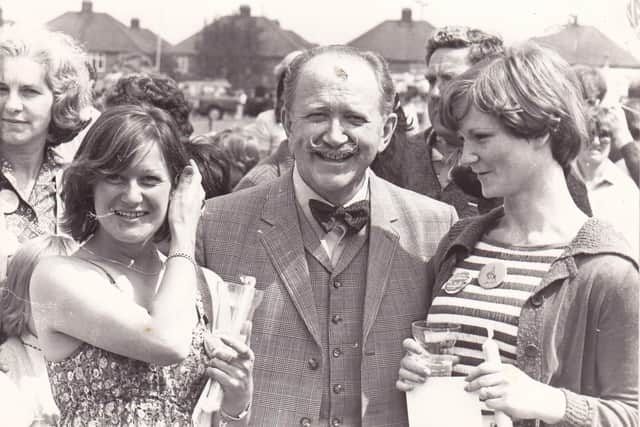 Evening Telegraph reporters Helen O'Neill and Lyndsay Clarke and an Anglian TV reporter enjoy a Highland Gathering in the 1970s