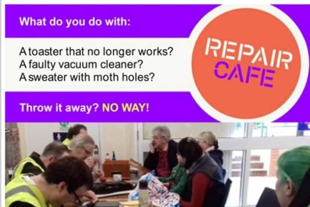 The repair cafe takes place every second Saturday of the month
