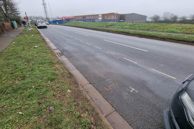 The scene of the collision in Telford Way Industrial Estate /National World