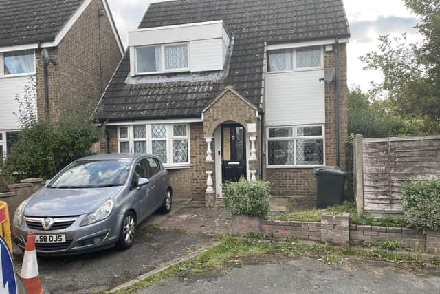 The home in Knights Close off Tower Hill Road where police uncovered a cannabis farm. Image: National World