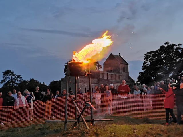 The spectacular beacon at Wadenhoe