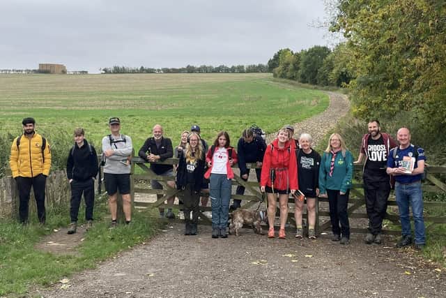 Members of the 23rd Kettering Scout Group with community partners/National World