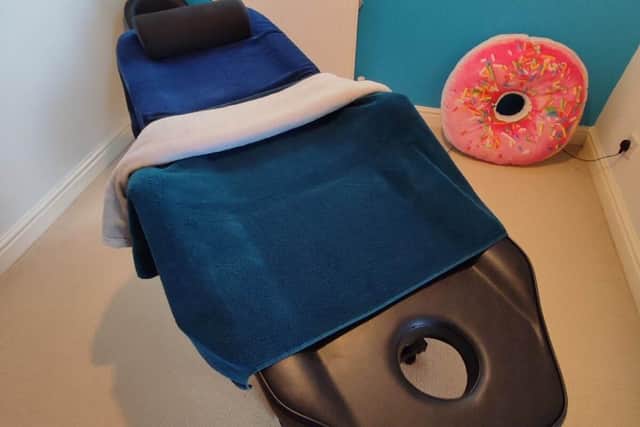 New improved massage couch