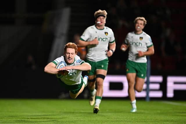 George Hendy scored Saints' first try of the night at Ashton Gate (photo by Dan Mullan/Getty Images)