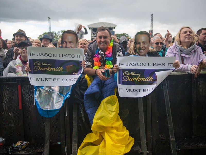 Fans watching acts perform at Let's Rock Northampton at Delapré Park on Saturday, June 15, 2024. Photo by David Jackson.
