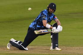 Yorkshire batsman Will Fraine hammered 143 from just 107 balls against the Steelbacks