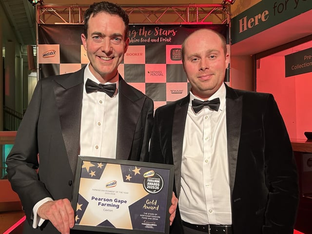 Awarded gold was Tom Pearson from Pearson Gape Farming.