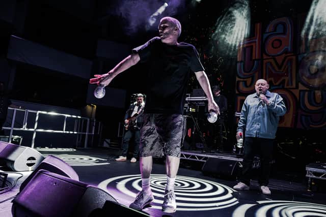 Happy Mondays on stage at Royal & Derngate in Northampton on Thursday, March 28. Photo by David Jackson.