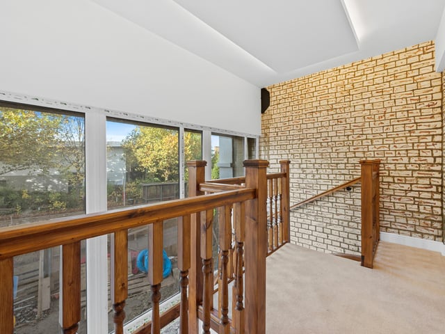 Inside one of the new townhouses