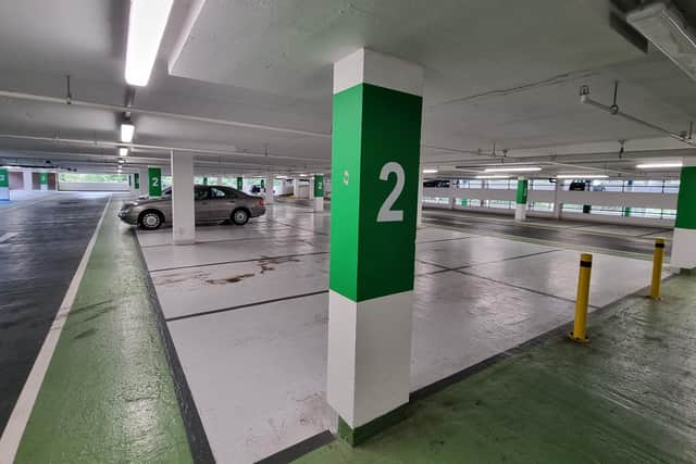 The attack took place on Level 2 of Commercial Way multi-storey car park