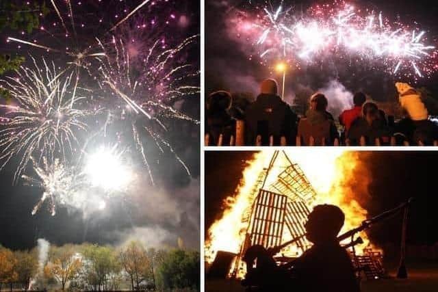 Corby's annual bonfire and fireworks display is taking place on Friday, November 3