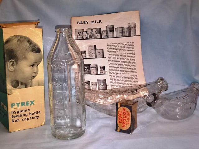 Baby milk used at the hospitals decades ago.