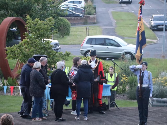 Corby D-Day Beacon Lighting 2024:Corby D-Day Beacon Lighting 2024
